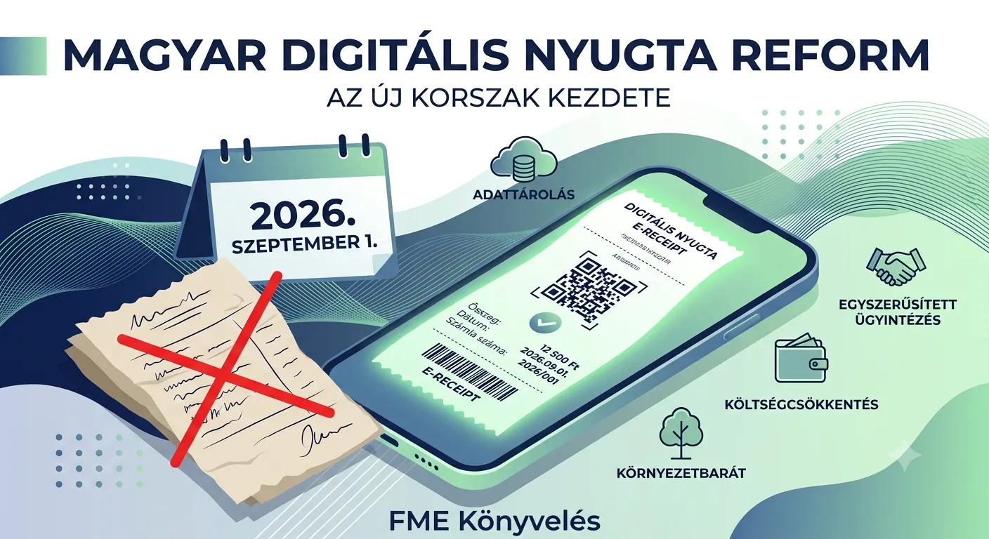 Nyugtaadás változása 2026. szeptember 1-től